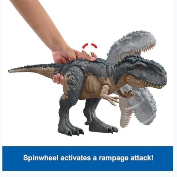 #0309 Mattel Gray and Brown Reptile Action Figure - Picture 5 of 11